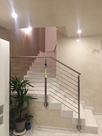 Staircases in marble granite and natural stone